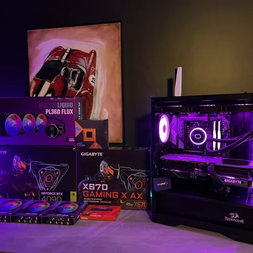 RYZEN 7800X3D - GIGABYTE X670 GAMING X WIFI - 32GB DDR5 - RTX 4090 GIGABYTE 24GB (180)